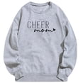 thumbnail image 3 of Womens Hoodies Cheer Mom Graphic Crewneck Long Sleeve Casual Basic Pullover Fleece Fashion Pullover For Everyday Wear Comfort Colors Sweatshirt, 3 of 3