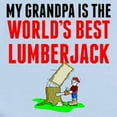 thumbnail image 2 of CafePress - My Grandpa Is The Worlds Best Lumberjack Body Suit - Baby Light Bodysuit, Size Newborn - 24 Months, 2 of 4