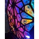 thumbnail image 4 of Lámpara de proyección de suelo con cielo estrellado y mosaico bohemio, lámpara de pie con estrella polar, luces de noche de colores LED Afortunado Sencillez, 4 of 5