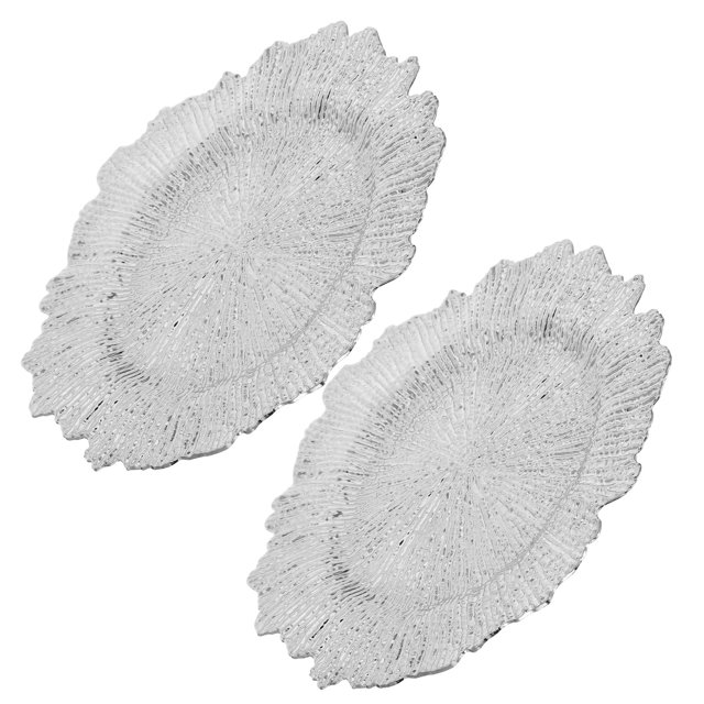 VERDANVERSE 2Ud Decorativo Vintage Plateado Plástico Para Eventos Y Recepciones Con Estilo Náutico Americano