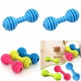 thumbnail image 5 of Heavyweight Rubber Dog Chew Toys for Aggressive Chewers Long-Lasting Rugged Chew Toys Pet Teething Toys for Teeth Cleaning and Mental Stimulation, 4.72 inch, Blue, 5 of 9