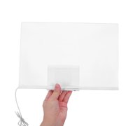 Amosfun Lighted Acrylic Writing Pad for DIY - Assorted Color, Rewritable, Gentle Illumination, Sturdy 1Set