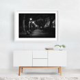 thumbnail image 2 of Spanish Moss B&W - Savannah Georgia Photography Black and White Nightlife Street Photography Nature Forest Scenic Architecture White Framed Wall Art Print 5 x 7 inches, 2 of 3