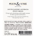 thumbnail image 3 of Beringer Main and Vine Pinot Grigio, White Wine, 750ml, 13% ABV, 3 of 4