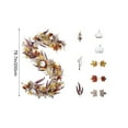 thumbnail image 3 of geerera 6.5 Ft Maple Leaf Garland with Pumpkins and Berries, White Fall Vine for Thanksgiving Decor, Fireplace, Wedding, Home, 3 of 6