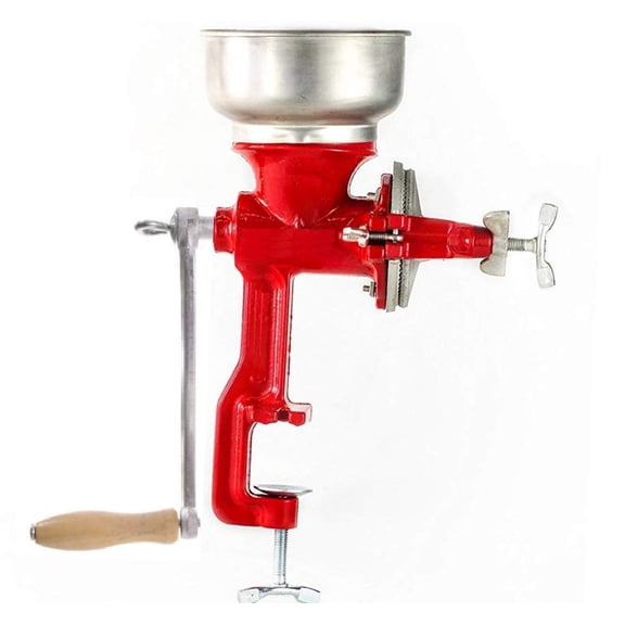 Delray Manual 1-Cup Red Cast Iron Coffee Grinder
