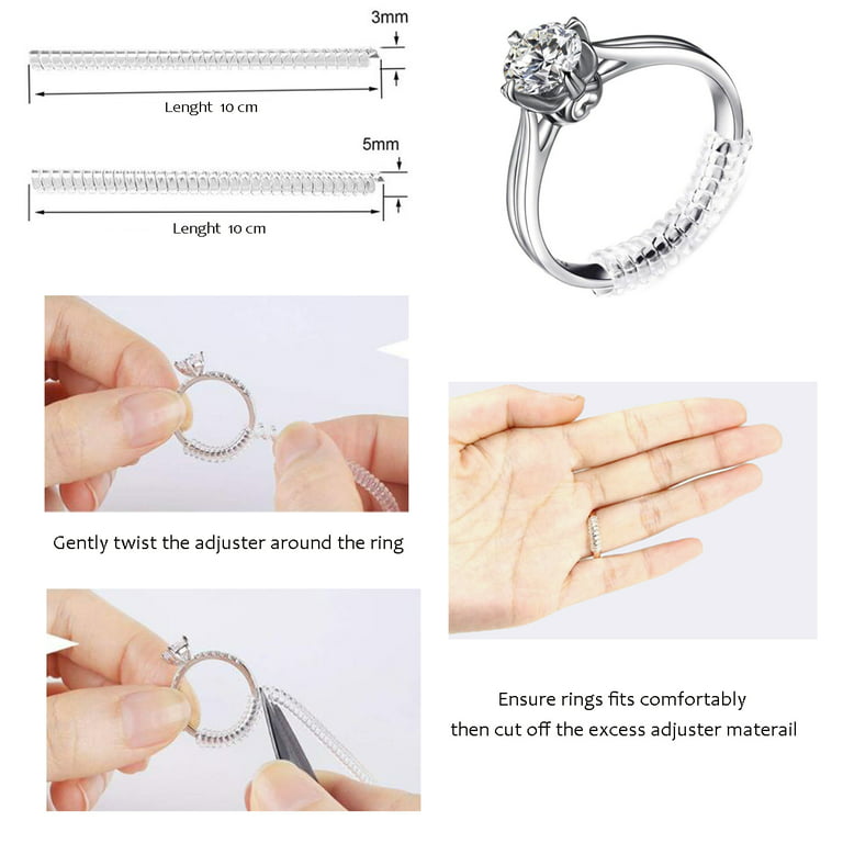 NuLink Ring Sizer Measuring Tool Stainless Steel Finger Rings Gauge 0-13  Sizing Measuring with Half Size 27 Pcs