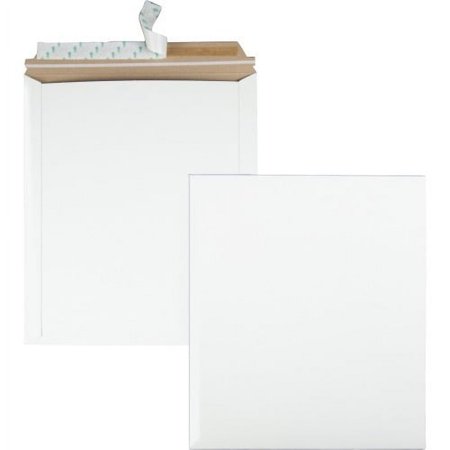 UPC: 0085227640192 | Quality Park Sturdy Fiberboard Photo Mailers Board – 12 3/4  Width x 15  Length – Self-sealing – Fiberboard – 25 / Box – White