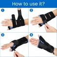 thumbnail image 5 of Pukitry Wrist Brace Splint Carpal Tunnel for Pain Relief,Adjustable Wrist Support Hand Brace for Tendonitis Arthritis Sprains, Sports Protection (Small, Right Hand)，S，Right, 5 of 5