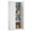 White, variant on edx 71" Wooden Storage Cabinet for Living Room,Hallway, Entryway, Closet, Home Office, Gray