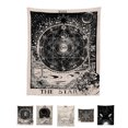 thumbnail image 4 of Toystoory Tapiz de adivinación europea, tapiz de la luna, la estrella, el sol, tapices para colgar en la pared, decoración misteriosa para el Decoración del hogar dos, 4 of 6