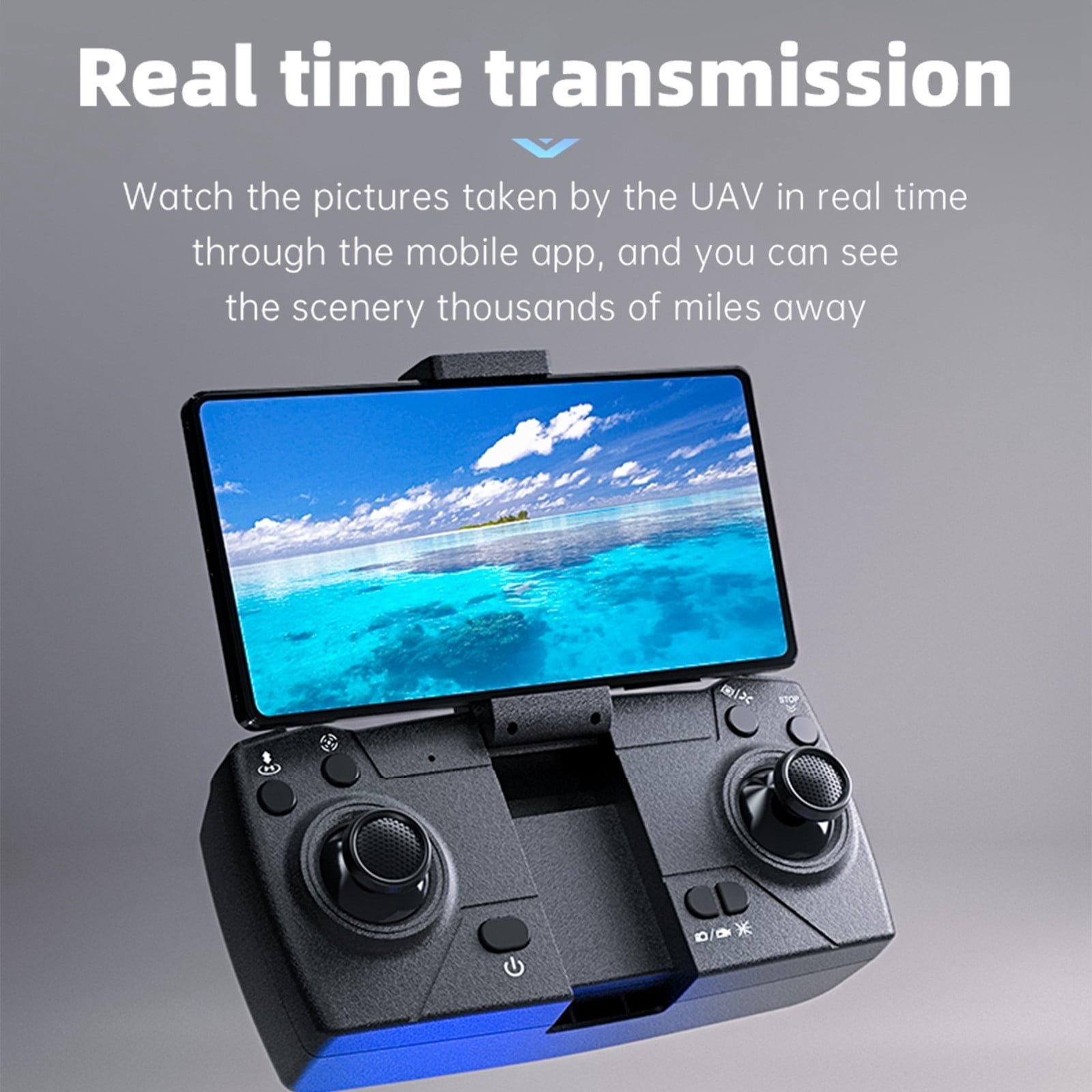 ESULOMP Drone with 1080p Dual HD Fpv Camera Optical Fl-ow Localization Remote Control Toys Gifts for Boys Girls with Altitude Hold Headless Mode Start Speed