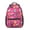 French Bulldog and, variant on Golden Retriever and Floral Purple Backpack for School, Cute School Bag with Adjustable Shoulder Straps and Padded Back, 15.3"x11"x6.7"