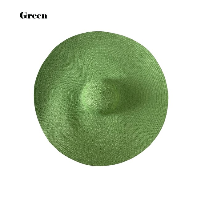 Sombrero de sol costero grande para mujer al aire libre, sombreros de paja con protección solar, sombrero de playa plegable Wmkox8yii jkg5787