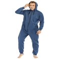 thumbnail image 2 of Solid Color Men‘s Hooded Jumpsuits Tracksuit Sweatshirts Rompers, 2 of 9