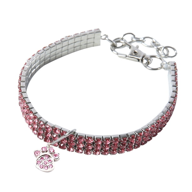 onlyliua Liquidación Mini Collares, Gargantillas, Brillantes, Perros y Mascotas, Collares Elegantes, Diamantes de Imitación