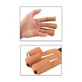 thumbnail image 6 of Colaxi Finger Protector 3 Fingers Guard Practical Right Left Hand Stretch Adjustable 3 Fingers Glove Finger Guard Recurve Bow Khaki, 6 of 9