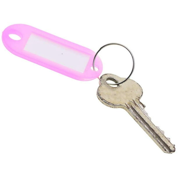 Porte-clés étiquette démontable personnalisé en plastique SAN