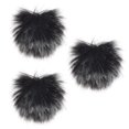 thumbnail image 4 of Amdohai Furry Outdoor Microphone Windscreen Muff Mini Lapel Lavalier Microphone Windshield, 3-Pack, 4 of 5