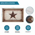 thumbnail image 6 of Texas Star Vintage Placemats Set of 6, Bless Our Home Western Stars Country Placemats for Dining Table, Place Mats for Kitchen Tabletop, Waterproof Wipeable Dining Table Mats Set, 6 of 9