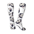 thumbnail image 2 of Knee High Socks for Men and Women, Cartoon Cute Husky Dog Althletic Compression Socks, Support Long Tube Socks for Outdoor Sport, Calf Socks, High Stockings for Women Men, 2 of 7
