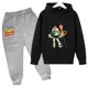 thumbnail image 3 of Conjunto de sudaderas con capucha Lotso para niños, Woody, Buzz Lightyear, sudaderas con capucha de Toy Story de dibujos animados para niños, camisetas y pantalones largos, traje de 2 piezas para niño, 3 of 5