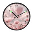 thumbnail image 2 of Voice Activated Clock with Glow Light 12 Inch Large Silent Wall Clock Battery Operated for Home Decor Clouds and Hot Air Balloons, 2 of 8