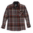thumbnail image 1 of Gioberti Boy's Single Pocket Flannel Shirt with Corduroy Contrast, 1 of 7