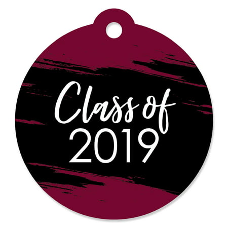 Maroon Grad - Best is Yet to Come - Burgundy 2019 Graduation Party Favor Gift Tags (Set of (Best Graduation Gifts For College Grads)