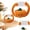 colorA, variant on RENDZJ Animal/pumpkin Crochet Dolls with Positive Card Knitted Wool Doll Handmade Knitted Stuff for Home Decor Birthday Gift