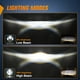thumbnail image 3 of Kit de faros LED y faros antiniebla para motocicleta Nilight de 7 pulgadas+4,5 pulgadas, 3 of 8