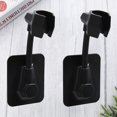 thumbnail image 1 of OUNONA 2 Pcs Support de Douche Adhésif Noir Sans Perçage pour Base de Douche Réglable Familles avec Enfants, 1 of 8