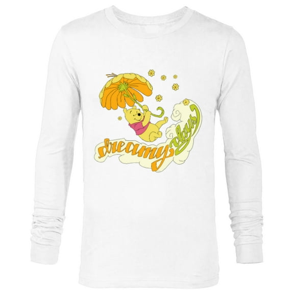 Disney Winnie the Pooh Bear Dreamy Days - Long Sleeve T-Shirt for Men - Customized-White