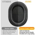 thumbnail image 5 of SOULWIT Earpads Replacement for Corsair HS65/HS55 Surround Wired, HS55 Surround V2, HS 65/HS 55 Wireless Core Gaming Headset, Ear Pads Cushions with Soft Protein Leather, High-Density Foam - Black, 5 of 6