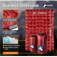 thumbnail image 3 of Horizon Hound Down Camping Blanket - Outdoor Travel Quilt | Sustainable, Insulated, Lightweight & Warm Gear for Sleep, Camping, Stadium, Hiking & Festivals | Water Resistant, Packable & Compact, 3 of 9