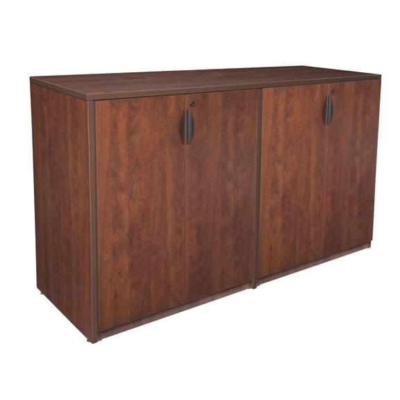 Legacy Stand Up Side to Side Storage Cabinet/ Storage Cabinet- Cherry