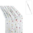thumbnail image 6 of Table Runner 118 Inch Sheer Organza with Colorful Floral Embroidery for Wedding Party Dining Table, 6 of 6