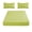 Large Size# Green, variant on Super Soft Deep Pocket Fitted Sheet, Breathable & Wrinkle-Resistant Solid Color Fitted Sheet, Fully Bound Elastic Band Design, for Single, Double, King & Queen Beds