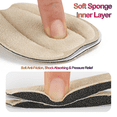 thumbnail image 3 of Shoe Tongue Slip Stopper Pads Soft Rebound Self-Adhesive Anti-Rub Size Adjust Forefoot Inserts,8PCS, 3 of 7