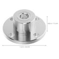 thumbnail image 2 of Minkissy 1Set Metal Couplings Rc Motor Guide Shaft Coupler High Accuracy Transmission Industrial Applications, 2 of 7