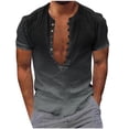 thumbnail image 1 of Camisas de Manga Larga para Hombres Impresión de Moda Casual Cuello Girado Abajo, Blusa Transpirable para Eventos Diarios, Deportivos Y Especiales, 1 of 5