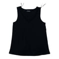 thumbnail image 1 of Blusa George para Mujer sin Mangas Lisa Negro Talla EG, 1 of 4
