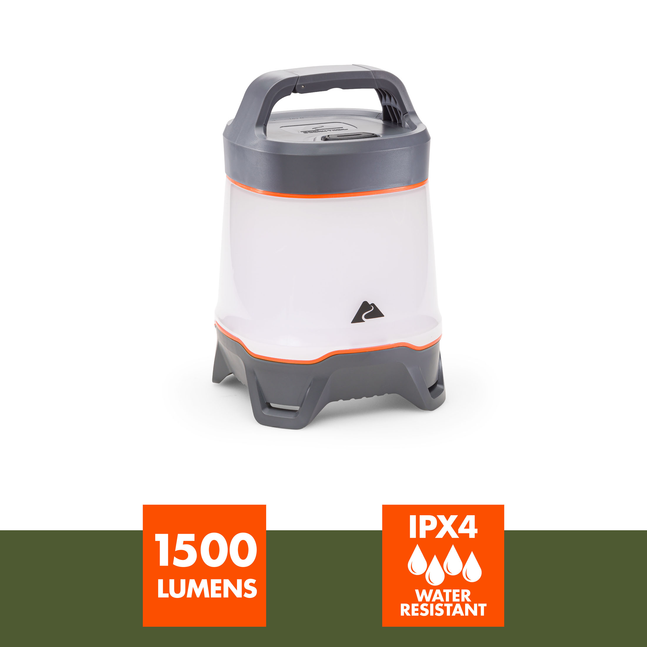 Lámpara de campamento LED de 1500 lúmenes con 5 modos y larga duración de 300 horas 2