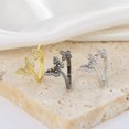 thumbnail image 2 of DeftElegant Crystal Butterfly Open Ring Adjusable Club Party Jewelry Gift Gold Silver Black Geometric Knuckle Rings for Women Bagues Kuyhfg Bienvenido a Kuyhfg, 2 of 5