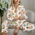 thumbnail image 6 of Sikiie Kawaii Shiba Dog Women's Long-Sleeve Shirt and Full-Length Bottom Pajama Set (s-xxl)-XX-Large, 6 of 7