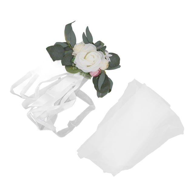 Flowersfor Chair,Chair Back Flower Simple Artificial Flowers Wedding Aisle Decorations Seamless Integration