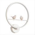 thumbnail image 1 of 18W 3000K Warm Light Two Birds Ring LED Wall Lamp White, 1 of 5