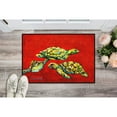 thumbnail image 4 of Carolines Treasures MW1274MAT Drifting Home Turtles Door Mat Indoor Rug or Outdoor Welcome Mat 18x27 Doormat 18H X 27W, 4 of 4