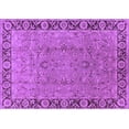 thumbnail image 1 of Ahgly Company Indoor Rectangle Oriental Purple Traditional Area Rugs, 4' x 6', 1 of 4