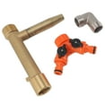 thumbnail image 1 of Quick Water Intake Valve Key, Durable Construction Quick Coupler Valve Hose G1 Male Thread Brass  For Underground Irrigation, 1 of 8